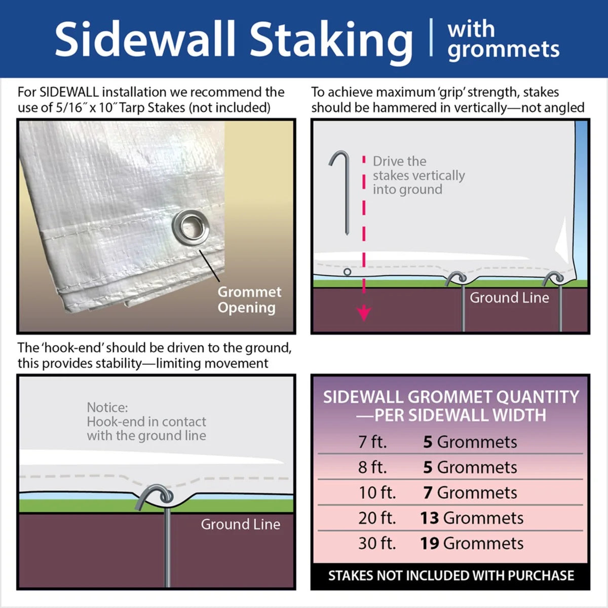 10' x 10' Heavy-Duty Economy Sidewall Kit G296