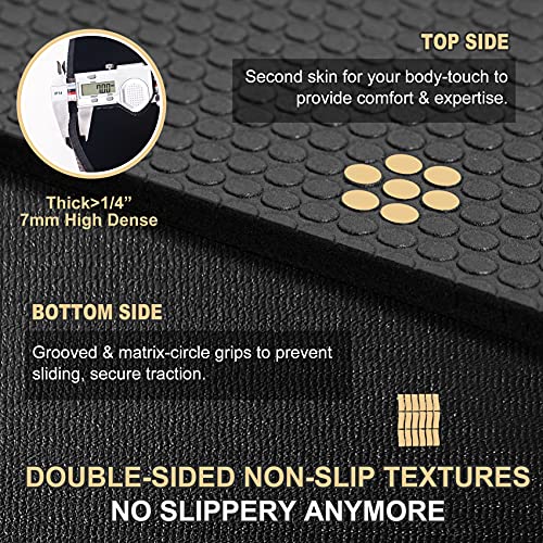 Extra Wide Large 7mm Thick Exercise Mat R19713