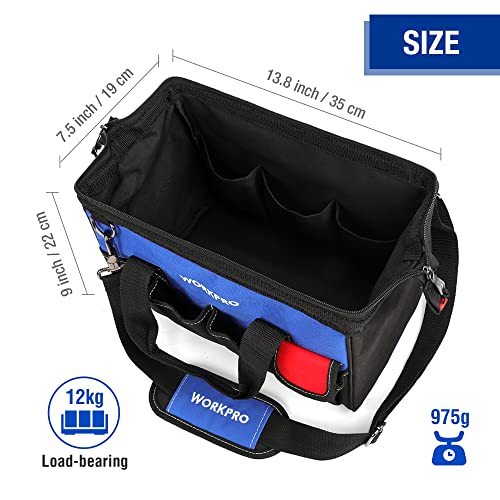 18-inch Wide Mouth Storage Tool Bag with Shoulder Strap R872640