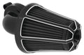 Black Beveled Air Cleaner Kit V99443