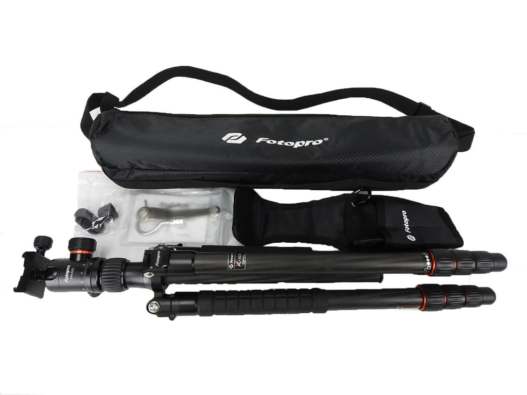Carbon Fiber Tripod with Built-in Monopod Ball Head R126