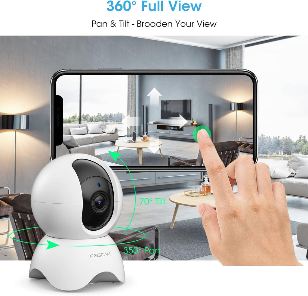 5MP Security Camera with Night Vision, 2-Way Audio, Pack of 2 K642