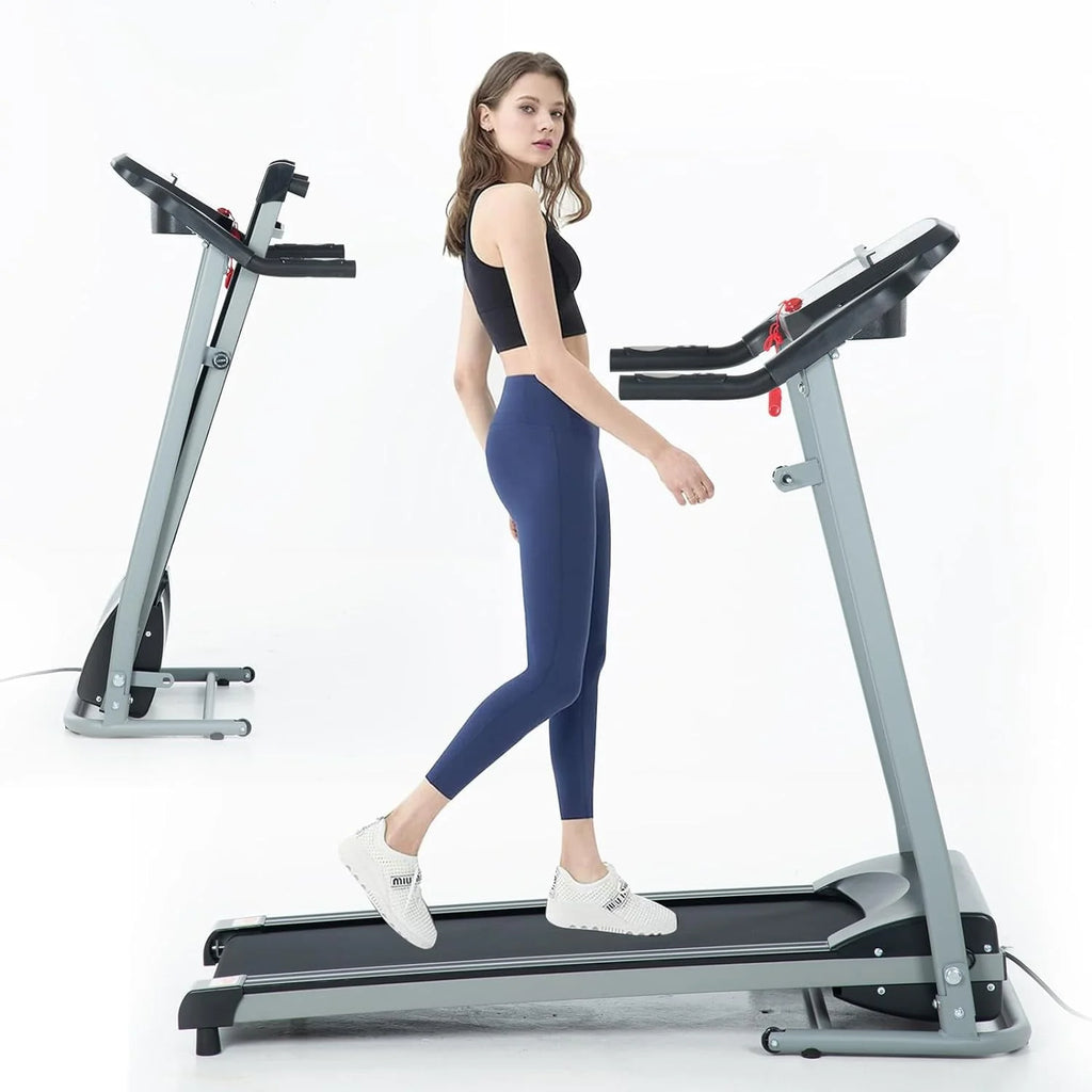 Folding Incline Electric Treadmill Black D42064