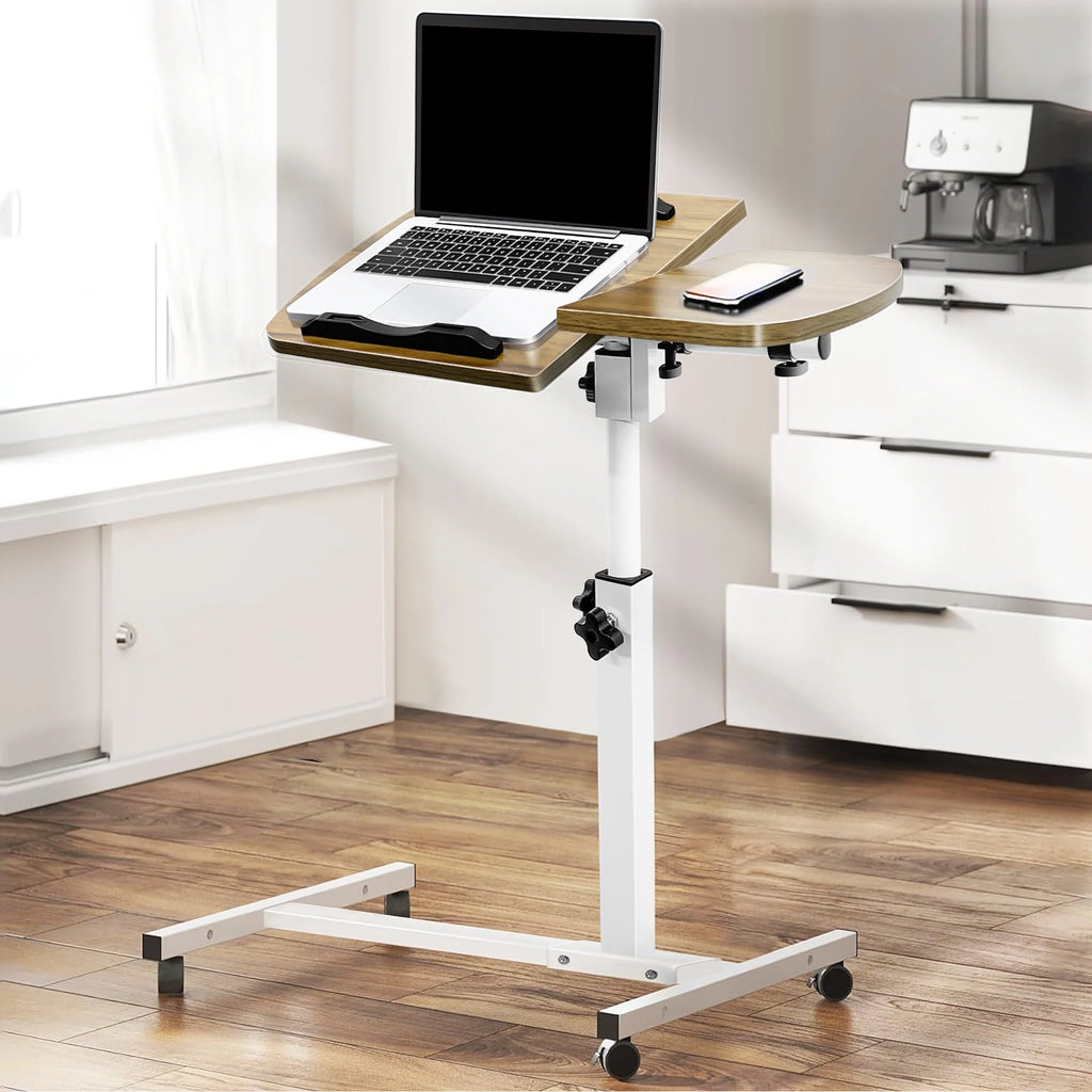 Overbed Table with Wheels, Height Adjustable Q296