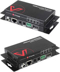 HDBaseT HDMI Extender Over Single Cat5e/6a/Cat7 Ethernet, 4K@60Hz 130ft, PoE IR RS232 HDCP2.2 HDR CEC EDID I619