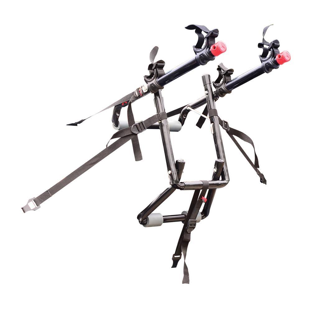 2-Bicycle Trunk Mounted Bike Rack Carrier, Black O5363
