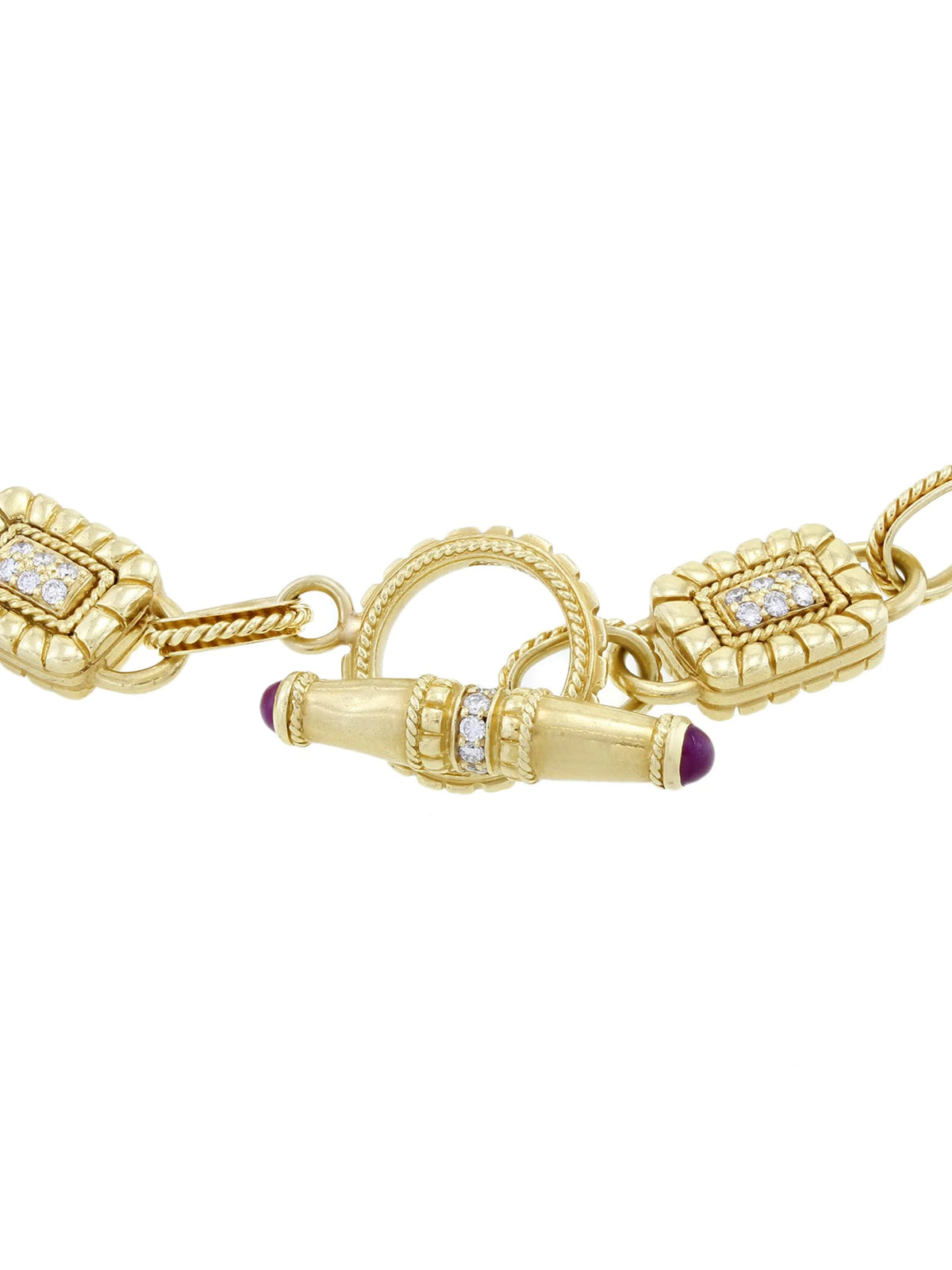 18k Yellow Gold Diamond Necklace M82752