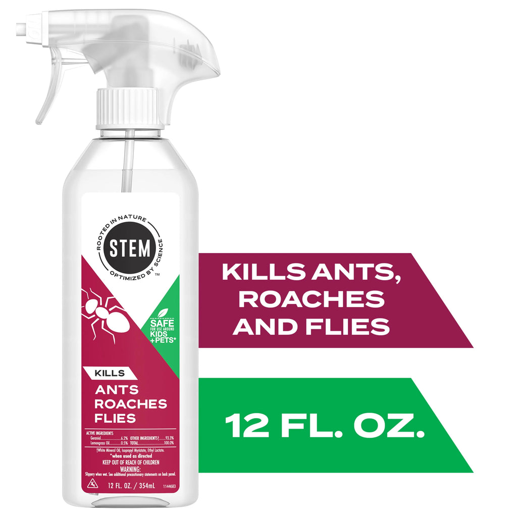 Indoor and Outdoor Ants Roaches and Flies Killer Spray, 12 fl oz O556820