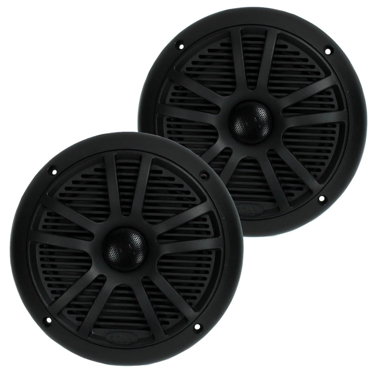 6.5 Inch Black Marine Audio Speakers (6 Pack) E943