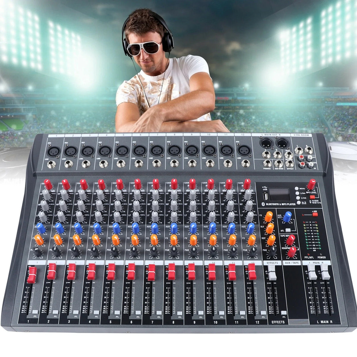 12 Channel Bluetooth Mixing Console R102305