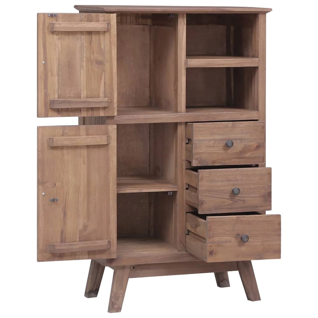 Solid Teak Wood Highboard Q193