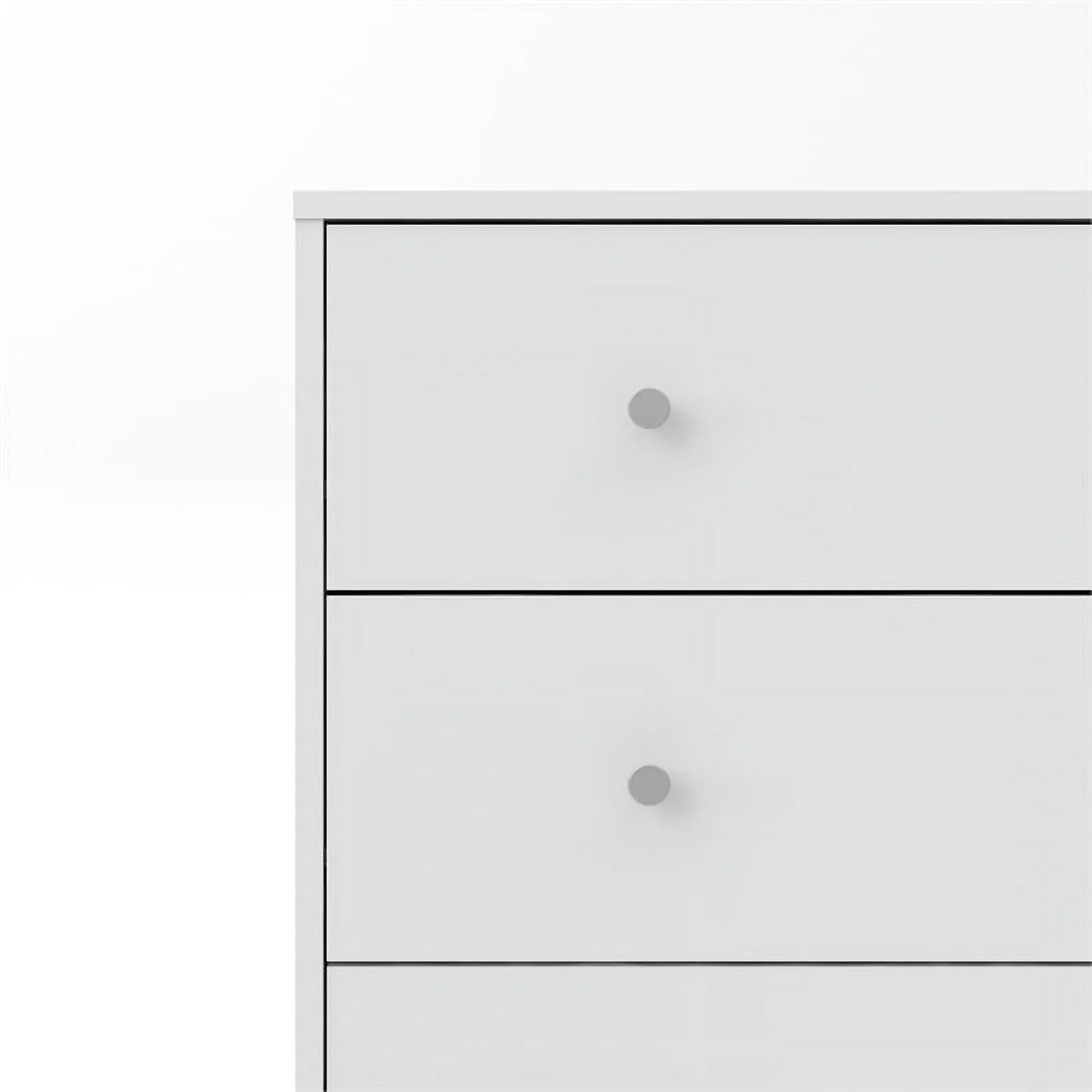 White 5 Drawer and 3 Drawer Chest Set X414