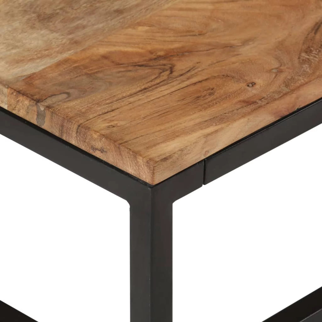 Nesting Coffee Tables 2 pcs Solid Acacia Wood B904175