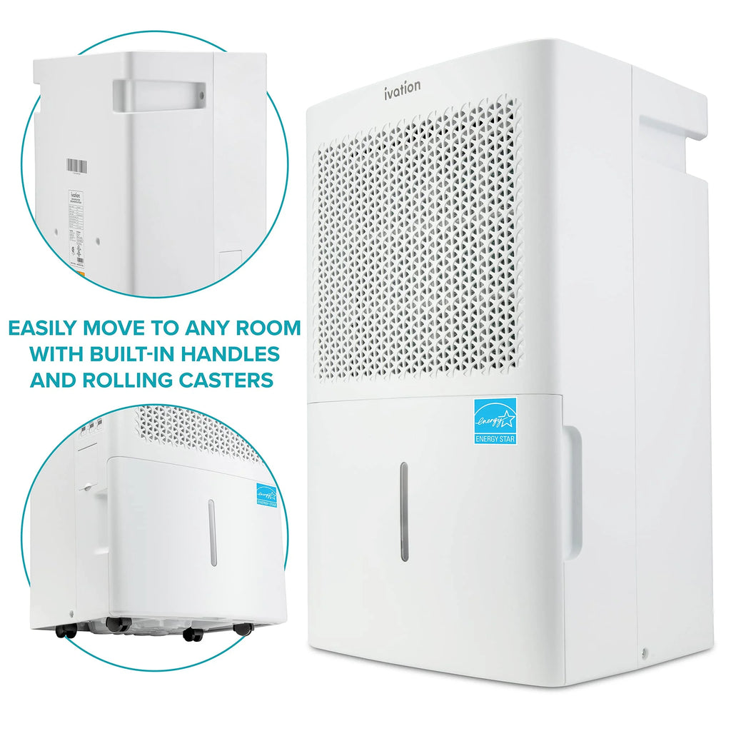 50 Pint Dehumidifier with Pump and Drain Hose W6486