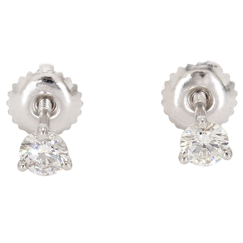 1/2 Ctw Lab-Grown Diamond Stud Earrings 14k White Gold O47920