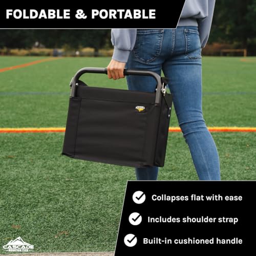 Black Ultra Padded Stadium Seat S7069