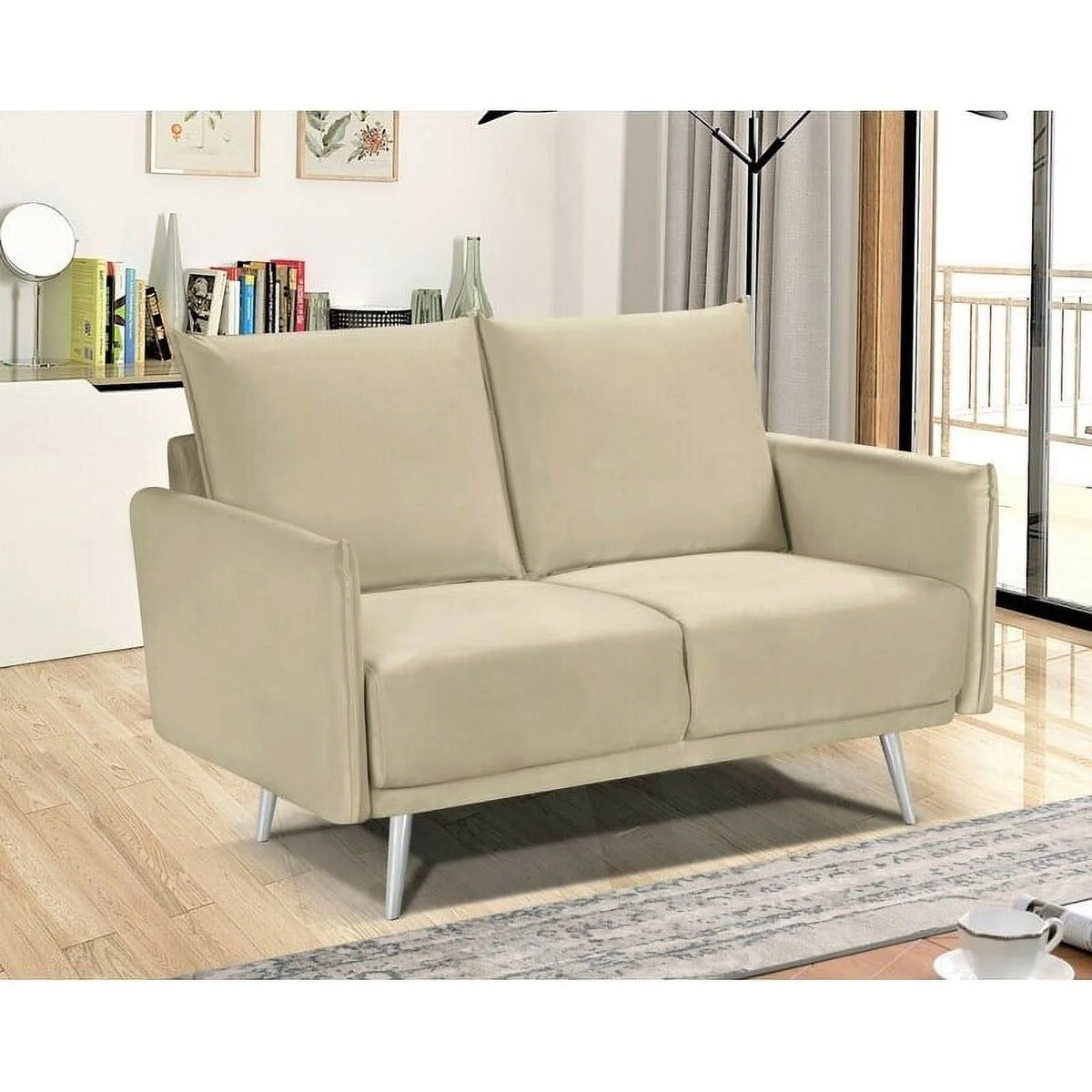 Cream Loveseat Q925623