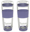 Double Wall Glass Tumbler with Lid N8216