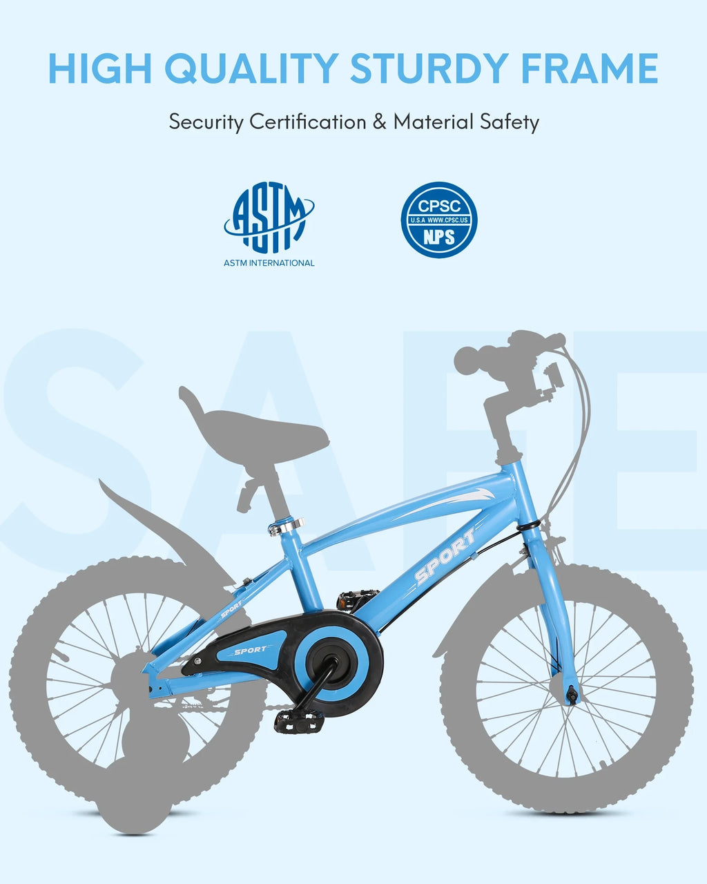 Blue Kids Bike X8731