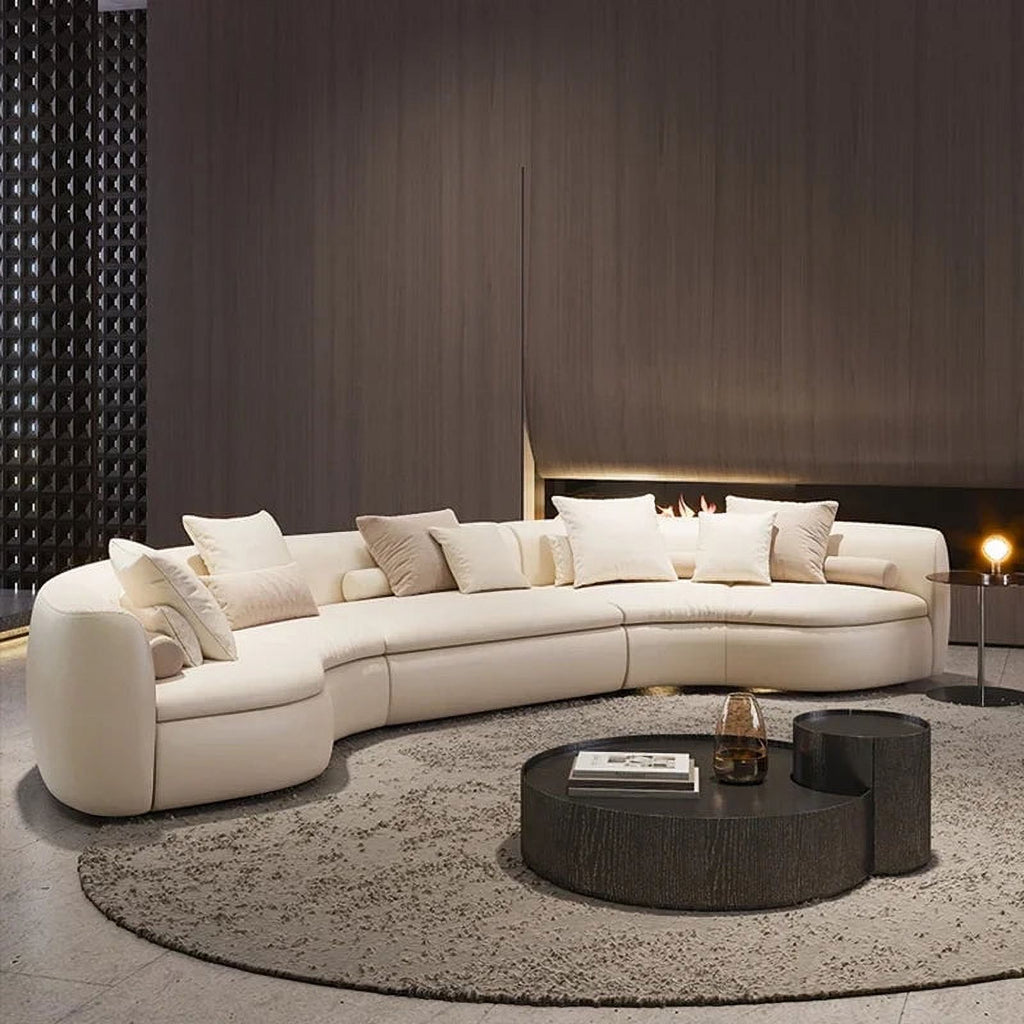 Folding Sofa Leather Living Room Couch W767