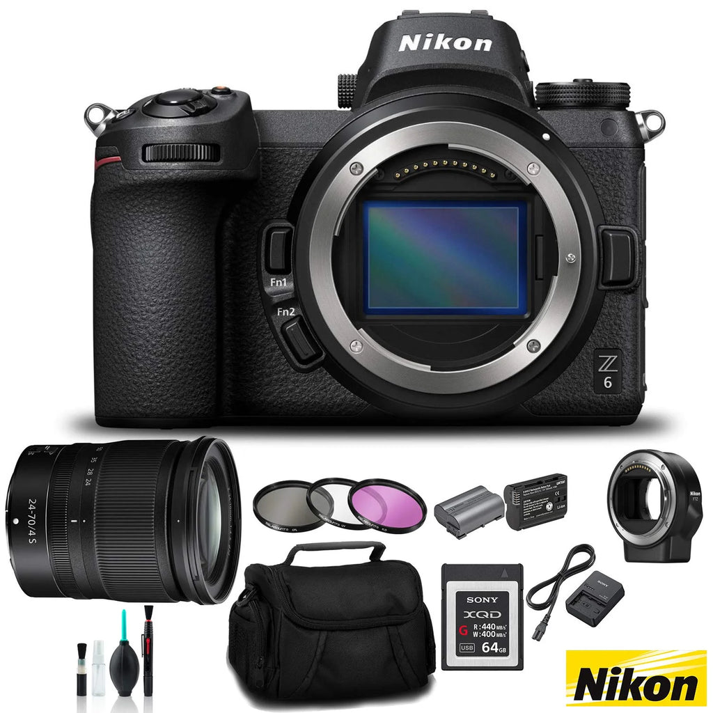 Mirrorless Digital Camera with 24-70mm Lens and Mount Adapter D21874