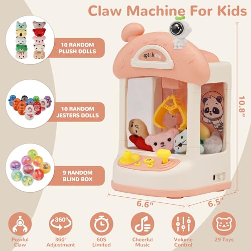 Mini Claw Machine with 30 pcs Toys Y642