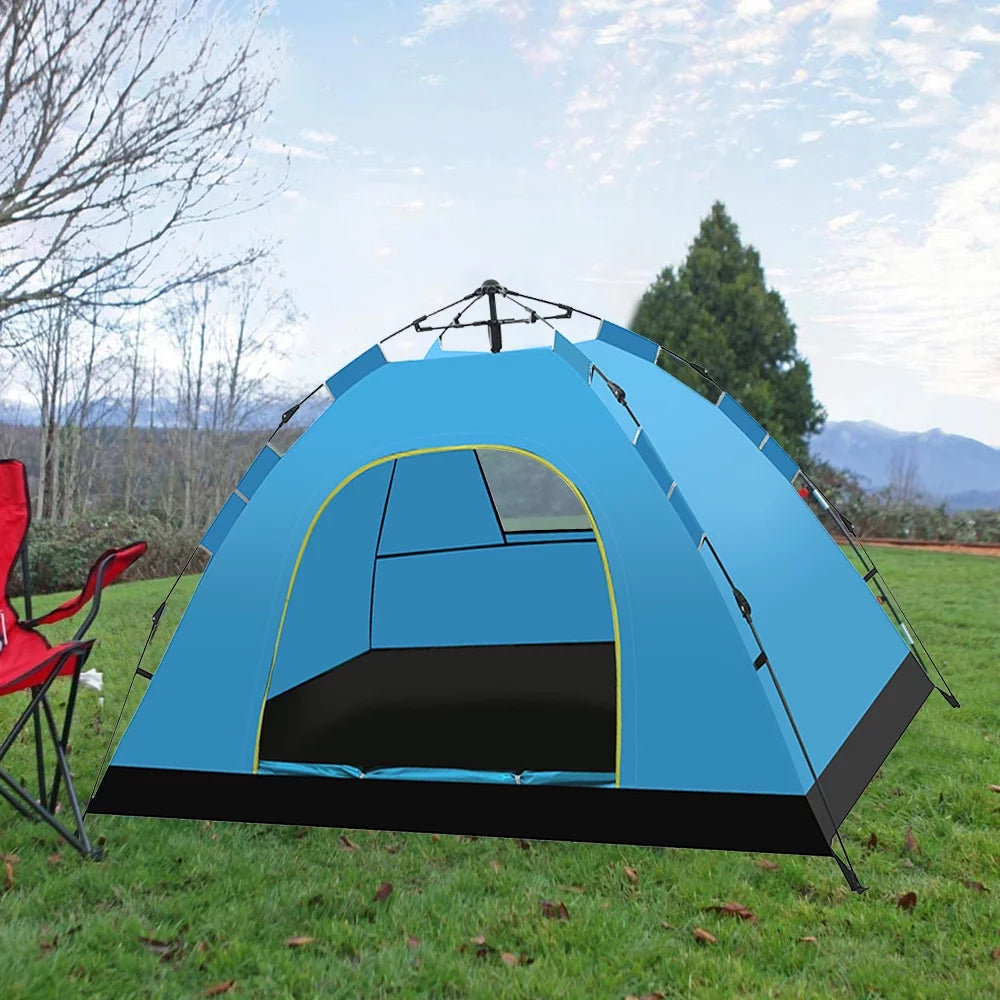 3 Person Waterproof Windproof Pop Up Camping Tent O744
