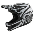 XL Black White Carbon Helmet Q444