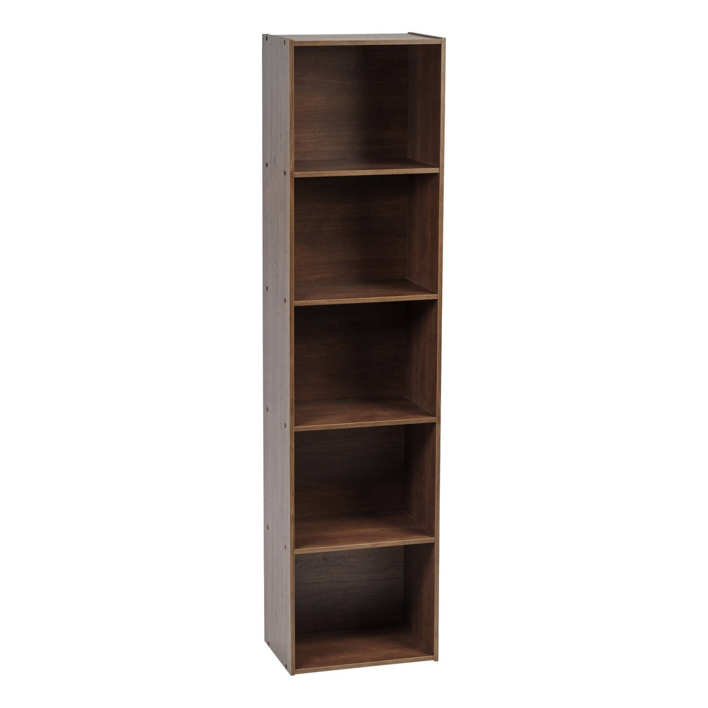 5-Tier Brown Bookcase Q365