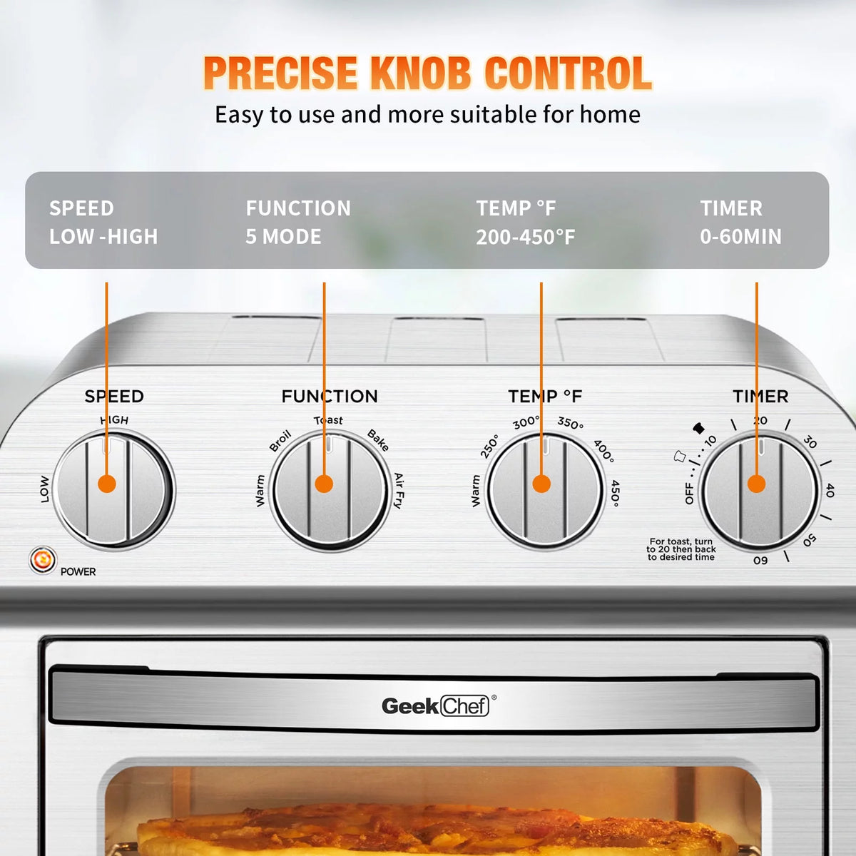 10.6QT Air Fryer Oven Combo X33678