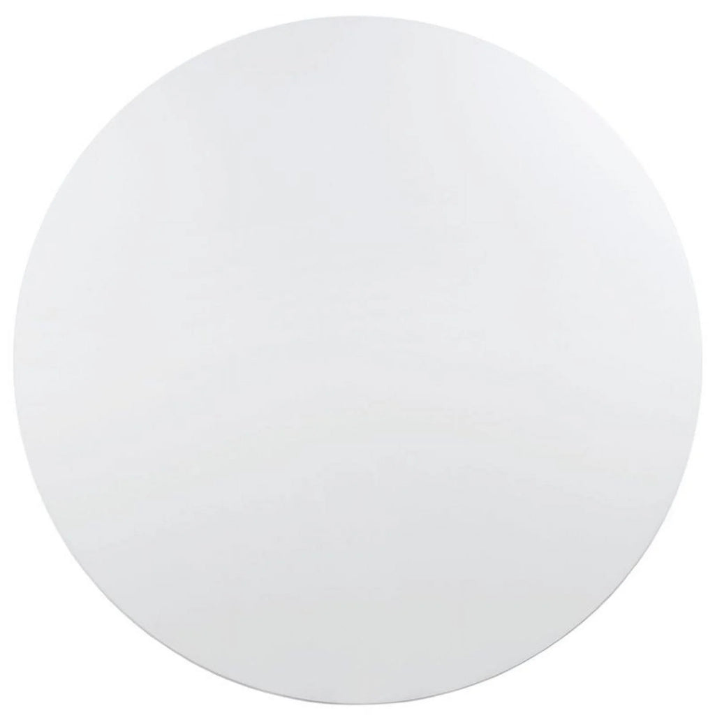 60" Round White Dining Table E888