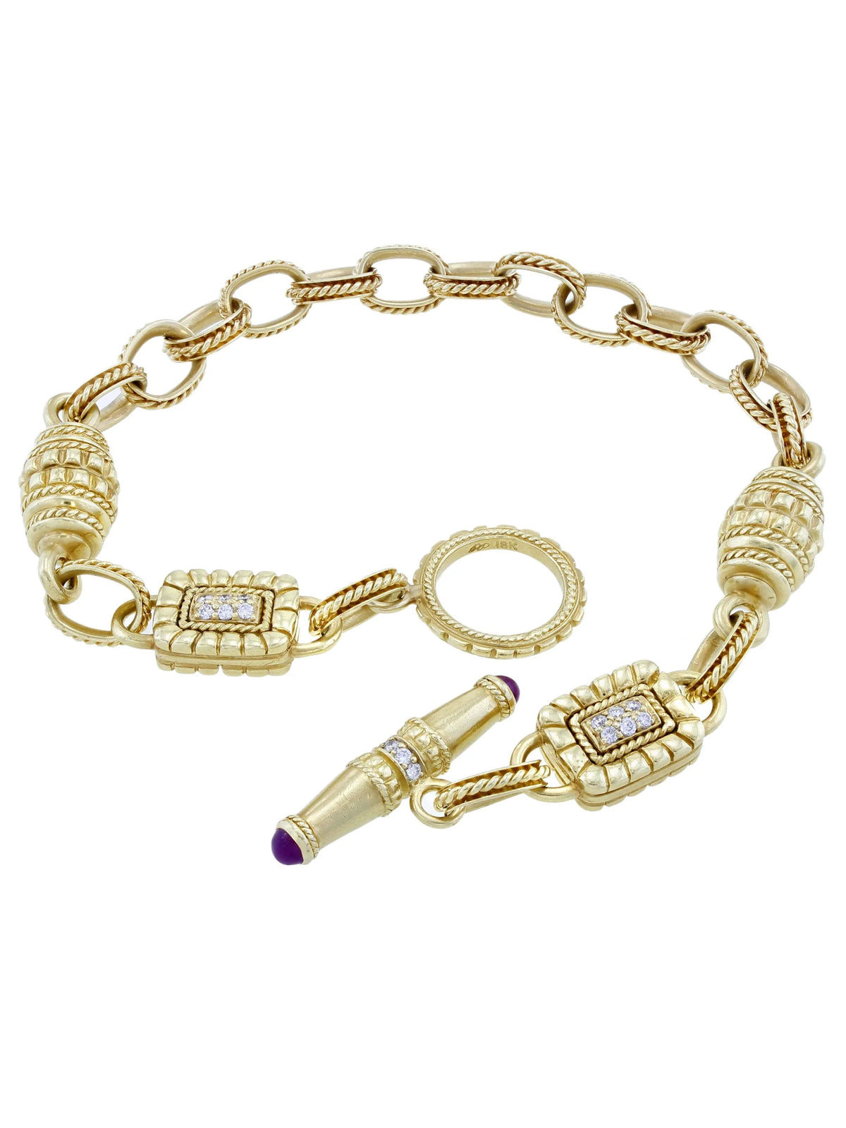 18k Yellow Gold Diamond Necklace M82752