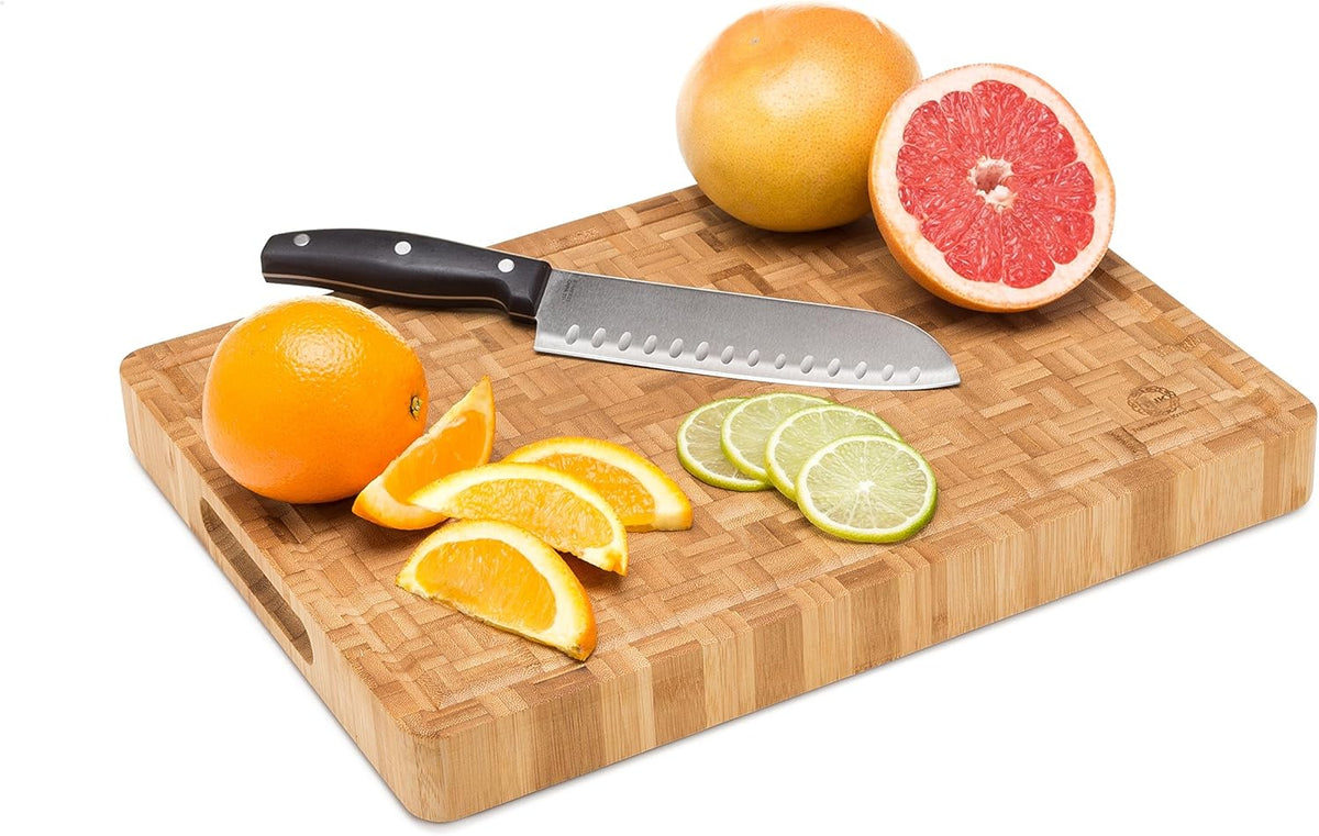 End Grain Bamboo Cutting Board, Extra Large, Pack of 2 A66831