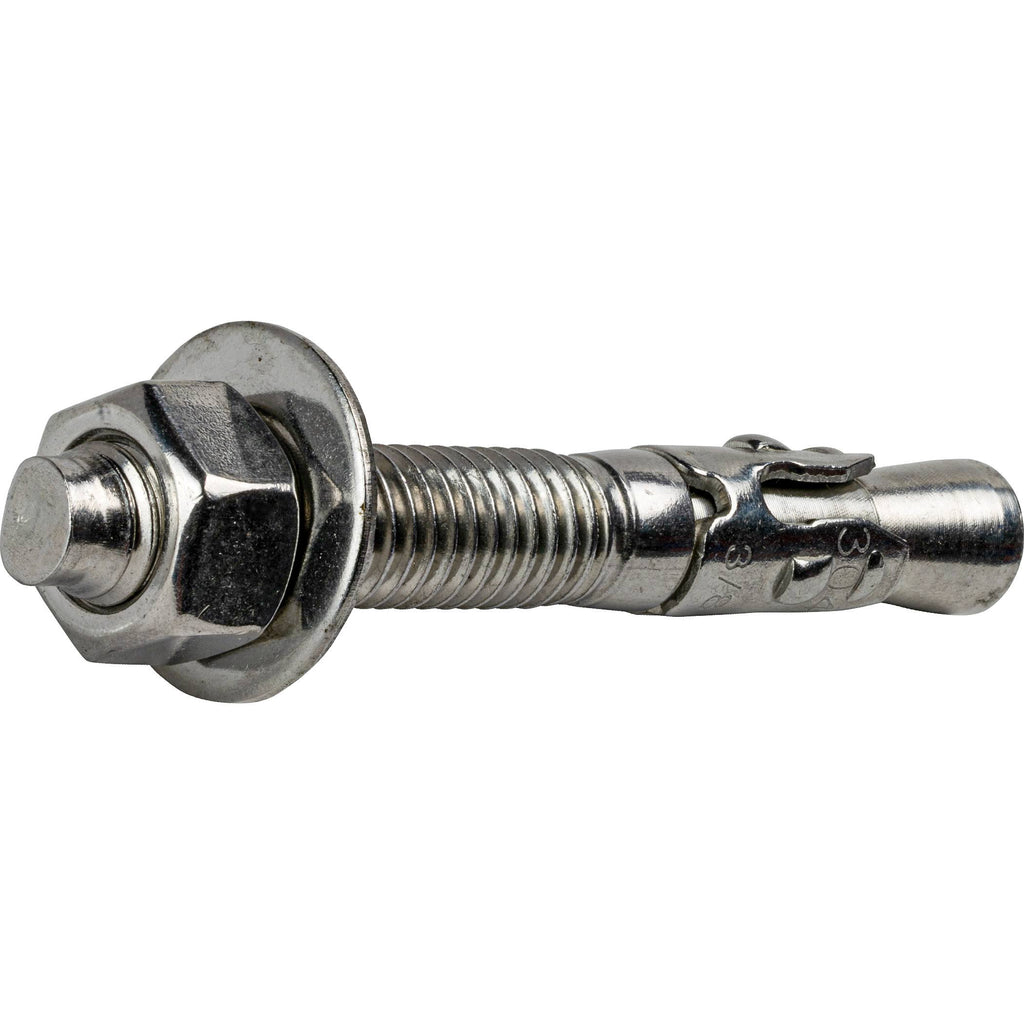 1/4x22 x 2-1/4x22 Wedge Anchors Stainless Steel 304 Qty 100 J25731